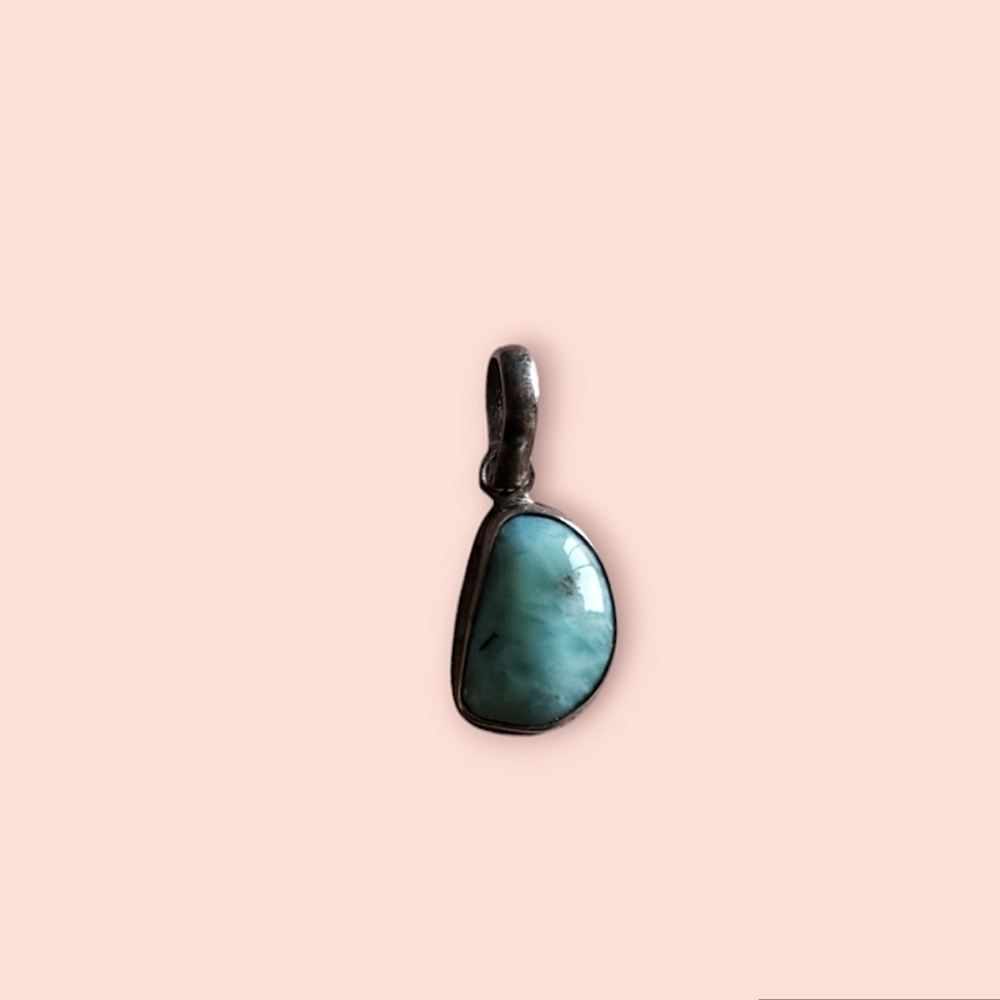 stone necklace charm